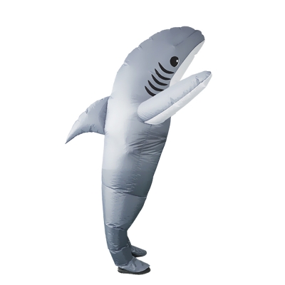 Надувной карнавальный костюм Акула, серый FZ1758-3